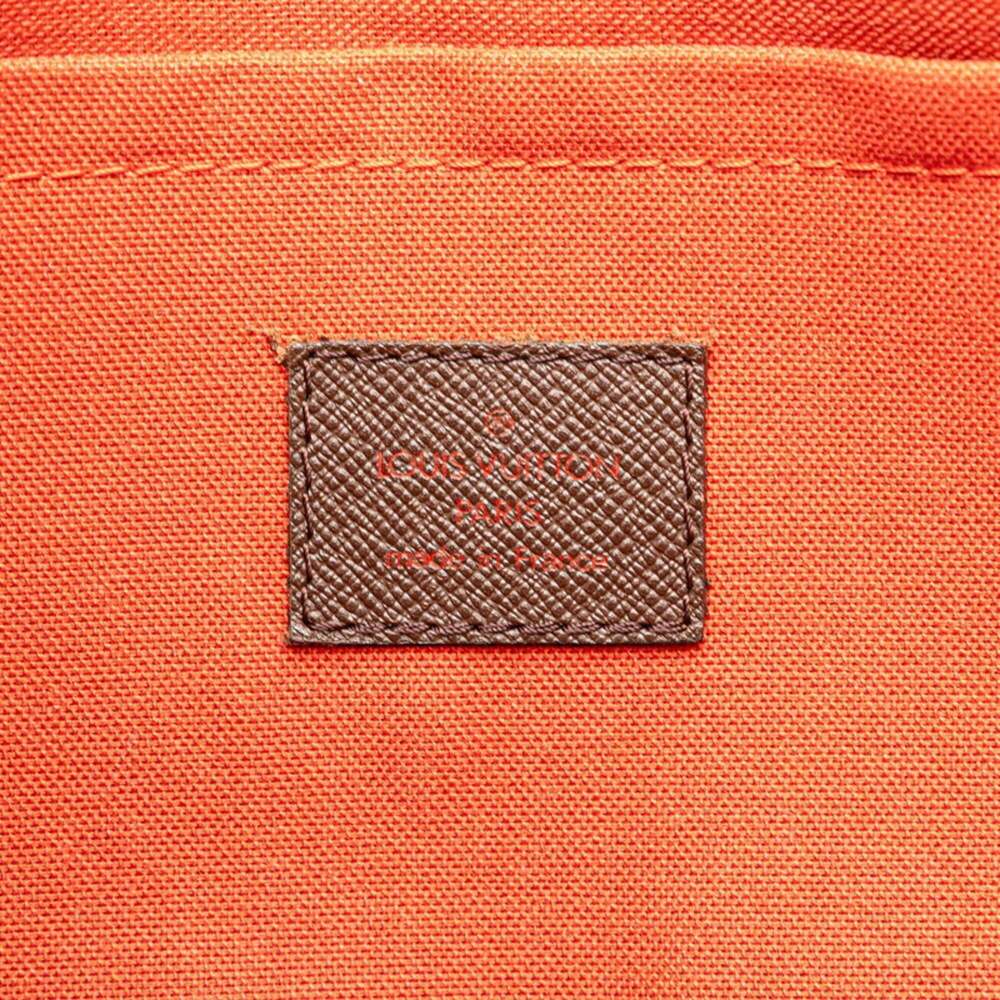 LOUIS VUITTON Brown Damier Leather Tote Bag - Picture 7 of 8